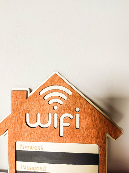 WLAN Schild für Gäste | Airbnb Internet Schild