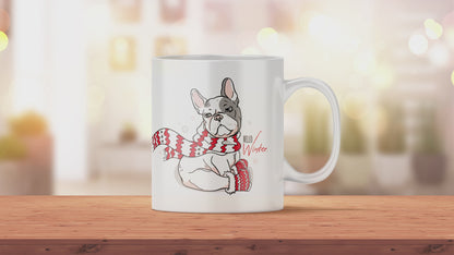 Personalisierte Tasse mit Bulldogge Motiv | Bedruckte Tasse aus Keramik