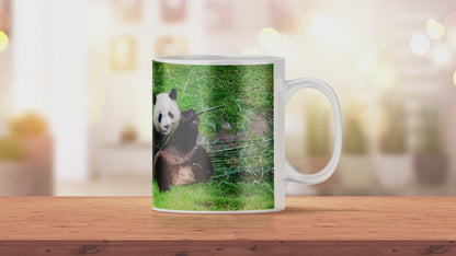 Panda Tasse aus Keramik | Bedruckte Kaffeetasse