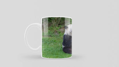 Bedruckte Kaffeetasse mit Panda Motiv | Tasse aus Keramik - Prami's