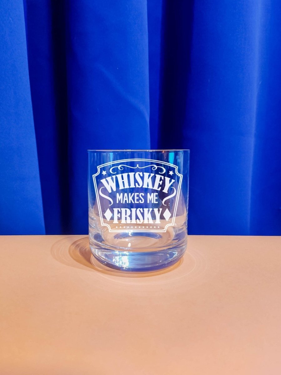 Personalisiertes Whiskyglas mit Name und Spruch | Whisky Glas mit Gravur - Prami's