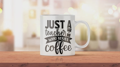 Personalisierte Tasse für Lehrer mit Wunschname | Bedruckte Kaffeetasse aus Keramik