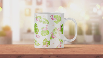 Flamingo Tasse aus Keramik | Bedruckte Kaffeetasse