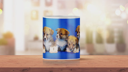 Corgi Tasse aus Keramik | Kaffeetasse mit Hundemotiv