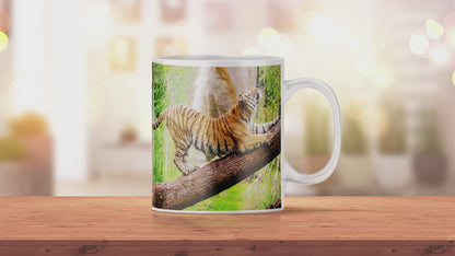 Tiger Tasse | Bedruckte Keramiktasse für Kaffeeliebhaber