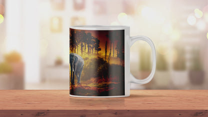 Elefanten Tasse | Bedruckte Kaffeetasse aus Keramik