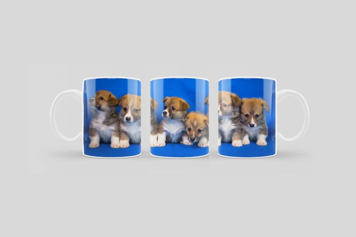 Bedruckte Kaffeetasse mit Corgi Motiv | Tasse aus Keramik - Prami's