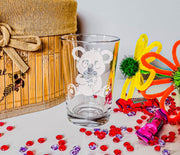 Personalisiertes Kinderglas mit Namen und Koala | Trinkglas mit Gravur - Prami's