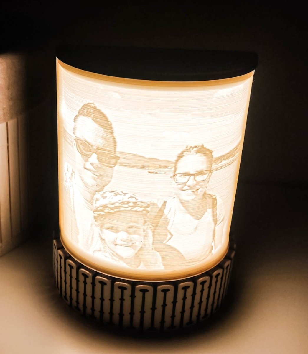Personalisiertes Nachtlicht - Fotolampe | Individuelles Geschenk zum Jahrestag - Prami's