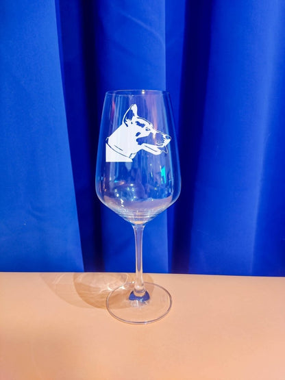 Personalisiertes Weinglas mit Name und Dobermann Motiv | Longdrink Glas mit Gravur - Prami's