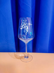 Personalisiertes Weinglas mit Name und Giraffe | Longdrink Glas mit Gravur - Prami's