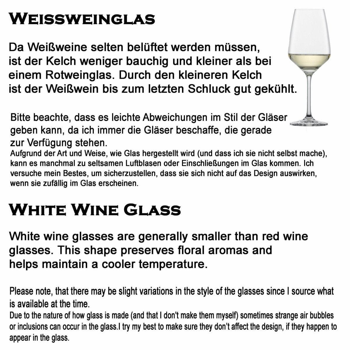 Personalisiertes Weinglas mit Name und Wein Spruch | Lustiges Weinglas mit Gravur - Prami's