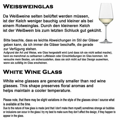 Personalisiertes Weinglas mit Name und Wein Spruch | Lustiges Weinglas mit Gravur - Prami's