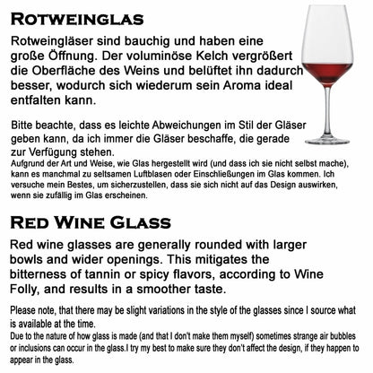 Personalisiertes Weinglas mit Name und Wein Spruch | Lustiges Weinglas mit Gravur - Prami's