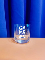 Personalisiertes Whiskyglas mit Name und Football Motiv | Whisky Glas mit Gravur - Prami's