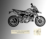 Plotterdatei Motorrad SVG Datei für Cricut | Bike SVG Design | Digitaler Download - Prami's