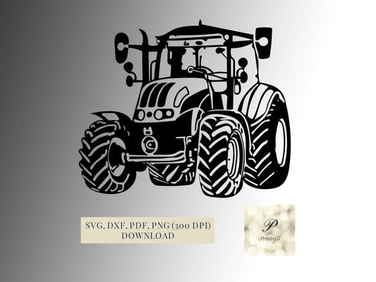 Plotterdatei Traktor SVG Datei für Cricut | Traktor Bauernhof Design | Digitaler Download - Prami's